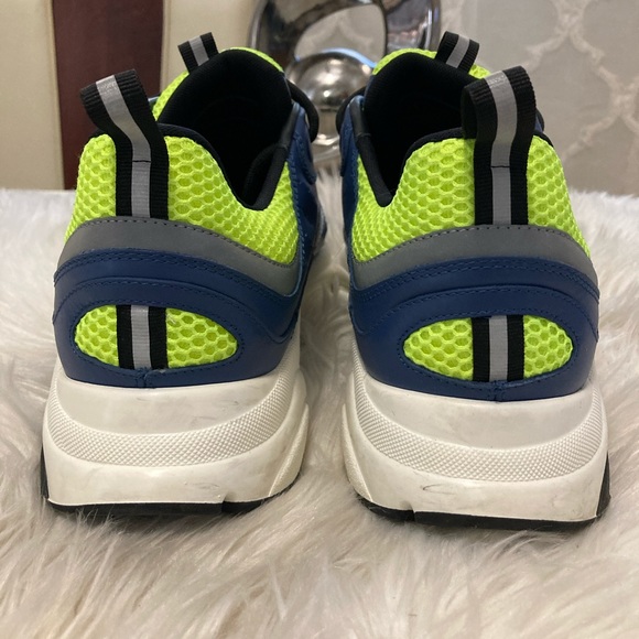 B22 SNEAKER
Blue Calfskin with Yellow and White Technical Mesh - Picture 3 of 16